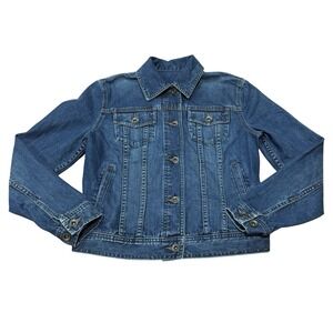 Lauren Ralph Lauren Women's Size XS Denim Trucker Jean Jacket Washed Blue